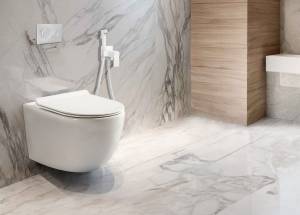 Унитаз подвесной Cerutti Spa Clio CT10582 безободковый, сиденье микролифт, белый