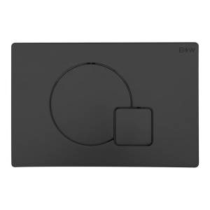 Кнопка смыва Black&White WPI-09522 24.4x16.2 Matt Black