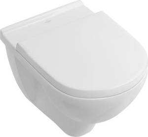 Унитаз подвесной Villeroy&Boch O.Novo 5660HR01 alpin, безободковый