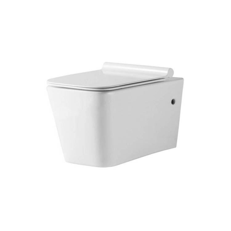 Унитаз подвесной Orange C06-100w с крышкой-сиденьем микролифт