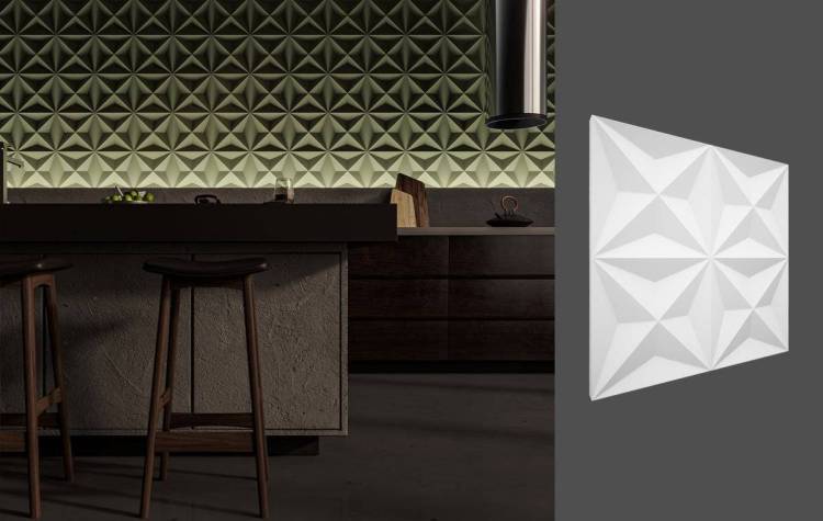 Гипсовая панель Deco Line Modern M-11 60x3x60