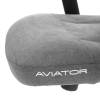 Кресло компьютерное Tetchair Aviator PLT metalBL 25109 серый, KUB 05/W-12, ткань фото 14