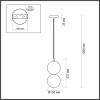 Подвесной светильник Odeon Light Pendant Twixy 4980/1A фото 5