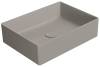 Раковина GSI Kube X 942905 серый беж матовый, 50x37