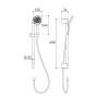 Душевой гарнитур Aqueduto Chuva CHU0500 хром фото 2