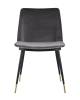 Набор из 2 стульев Stool Group Мелисса FDC8028 DARK GREY FUT-81 X2 темно-серый фото 3