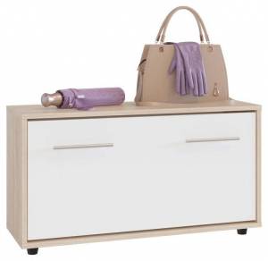 Тумба для обуви Сокол ТП-3 4680212006838, ШОТП3Сб Дуб сонома/белый