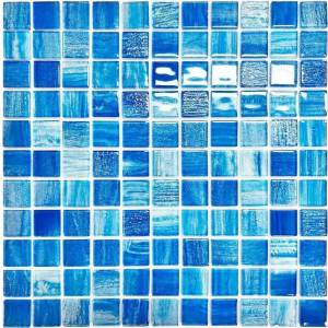Мозаика Orro Mosaic Glass Blue Bay (2.5x2.5) 30x30