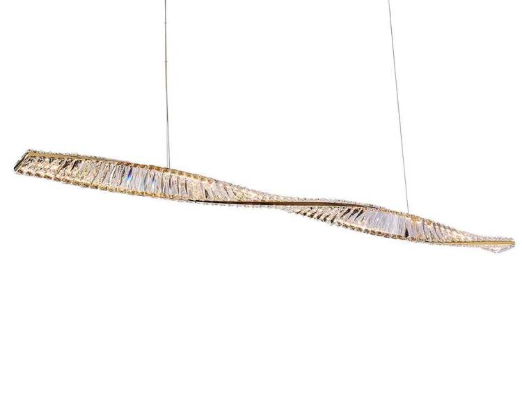 Подвесная светодиодная люстра Newport Crystal 8244N/160 gold