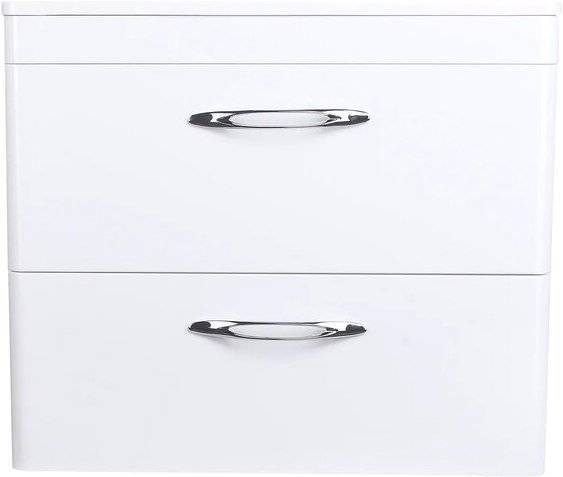 Тумба с раковиной Style Line Каре 70 подвесная. Люкс Plus, белая