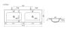 Раковина Ceramica Nova Grace CN7023 белый, 161x45.7 фото 4
