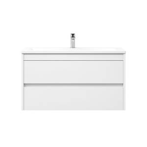Тумба с раковиной Art&Max Family 90, подвесная, Bianco Lucido