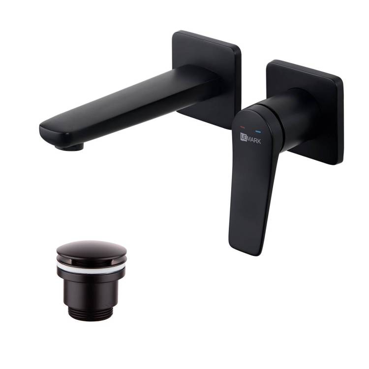 Смеситель для раковины Lemark Bronx LM3736BL черный