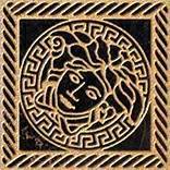 Вставка Versace Marble G0240303 Tozzetto Medusa Nero Sab 11.5x11.5