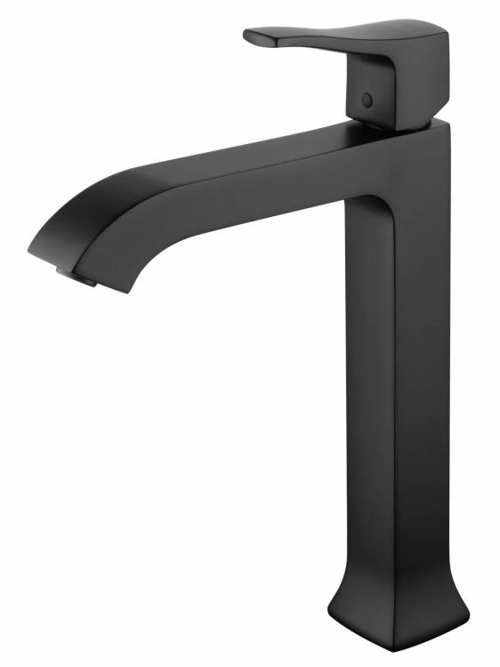 Смеситель для раковины Wonzon & Woghand WW-88019072-MB высокий, черный матовый