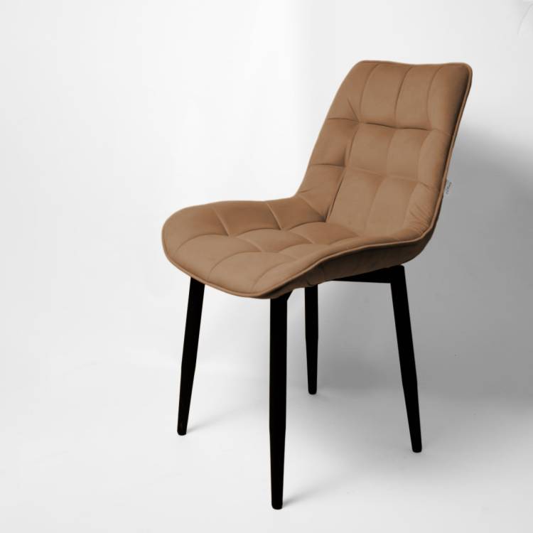 Стул Арника Бостон 00-00273302 белый матовый Velutto 03 капучино