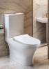 Унитаз-компакт Cerutti Spa Bernina CT10815 безободковый, сиденье микролифт, белый фото 3