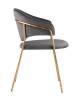 Набор из 2 стульев Stool Group Эвита FDC8022 DARK GREY FUT-81 X2 темно-серый фото 5