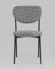 Набор из 4 стульев Stool Group Барбара BARBARA Houndstooth X4 черно-белый фото 3