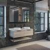 Тумба с раковиной Comforty Порто-120-2 00-00008910 дуб дымчатый фото 6