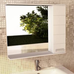 Зеркало Comforty Модена 90, белый матовый