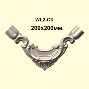 Угловой элемент NMC Wallstyl WL2-C3 (4 шт.) 20x2x20