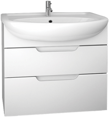 Тумба для комплекта Dreja David 65 с ящиками, белый глянец