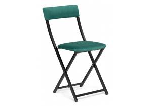 Стул Woodville Elevis 587873 зеленый/черный