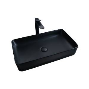 Раковина Gid Geométrico 53344 Bm9396 60 см, черная матовая