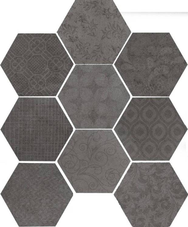 Керамогранит Serenissima CIR Riabita il Cotto 1048425 RIABITA ESAGONA FABRIC INDUSTRIAL 24x27.7