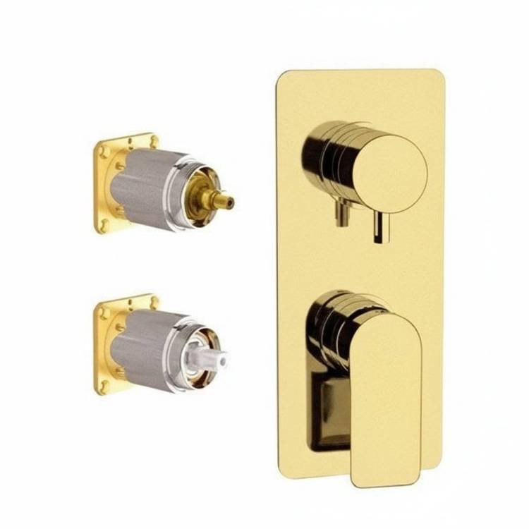 Смеситель для душа Remer Infinity I92KBDO золотой глянцевый