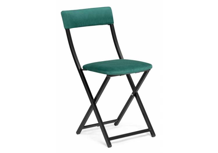 Стул Woodville Elevis 587873 зеленый/черный