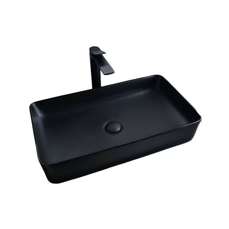 Раковина Gid Geométrico 53344 Bm9396 60 см, черная матовая