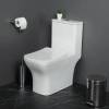 Унитаз-моноблок BelBagno Neon BB8617CPR-MN/SC безободковый, с микролифтом фото 2
