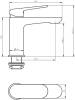 Смеситель для раковины Savol SK-H6201 фото 3