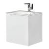 Тумба с раковиной Belbagno Etna ETNA-500-1A-SO-BL-P-R 49.6x39.2x50 Bianco Lucido подвесная с одной распашной дверцей, с одной полкой, правосторонняя фото 3