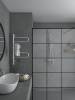 Полотенцесушитель электрический Vincea VTD-1R2CE 44x80 хром фото 2