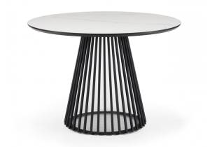 Стол Notta Нэнси 625584 patagonoa bianco repose, черный 110x110x75