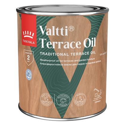 Масло для террас Tikkivala Valtti Terrace Oil EC 0.9 л