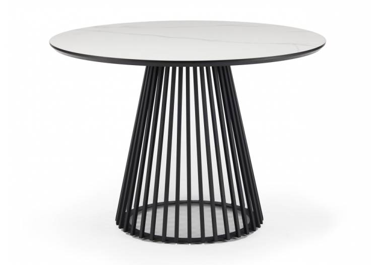 Стол Notta Нэнси 625584 patagonoa bianco repose, черный 110x110x75