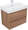 Тумба под раковину Aquanet Nova Lite 75 287880 дуб шоколадный фото 13