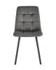 Стул Stool Group Chilly OS-2011-V seat HLR-24 DUAL X2 велюр антрацитовый (набор 2 шт) фото 3