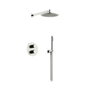 Душевой комплект Sancos Etna SC9010BN никель брашированный, с термостатом, с внутренней частью