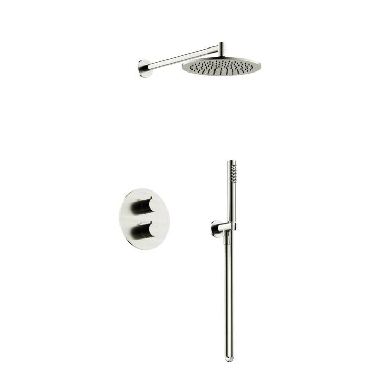 Душевой комплект Sancos Etna SC9010BN никель брашированный, с термостатом, с внутренней частью