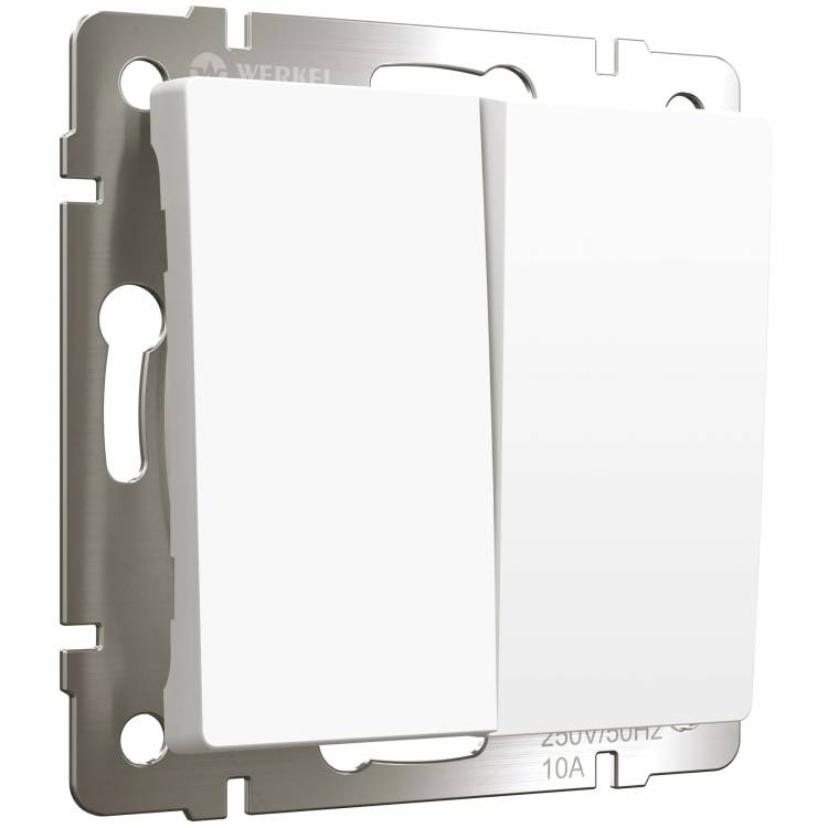 Выключатель двухклавишный Werkel Встраиваемые механизмы W1120061