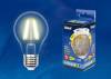 Лампа светодиодная филаментная Uniel Multibright LED-A60-7W/WW/E27/CL/MB GLM10TR фото 2