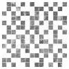 Мозаика Laparet Crystal Серый+Белый 30x30