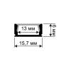 Профиль алюминиевый для светодиодной ленты OGM GM-08-05 фото 2