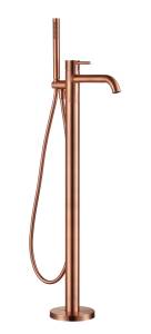 Смеситель для ванны AQUAme Siena AQM6218BC напольный, медь шлифованная