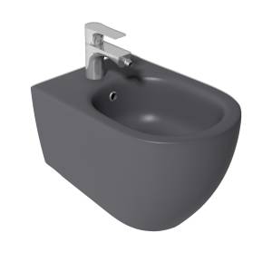 Биде подвесное Isvea Sentimenti Neo 10AR41010SV-2C антрацит матовое